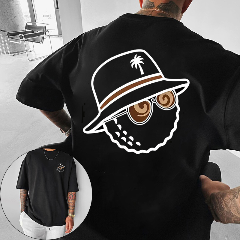 Streetwear Brand Shirts - Unisex Trendy Graphic T-shirt with Bucket