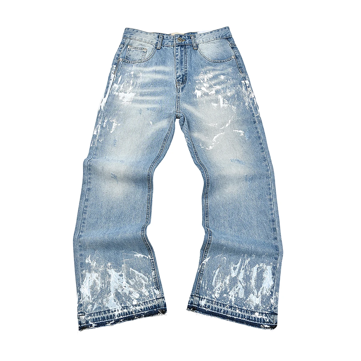 Gallery Dept Flare - High Street Ink Painted Washed Black
