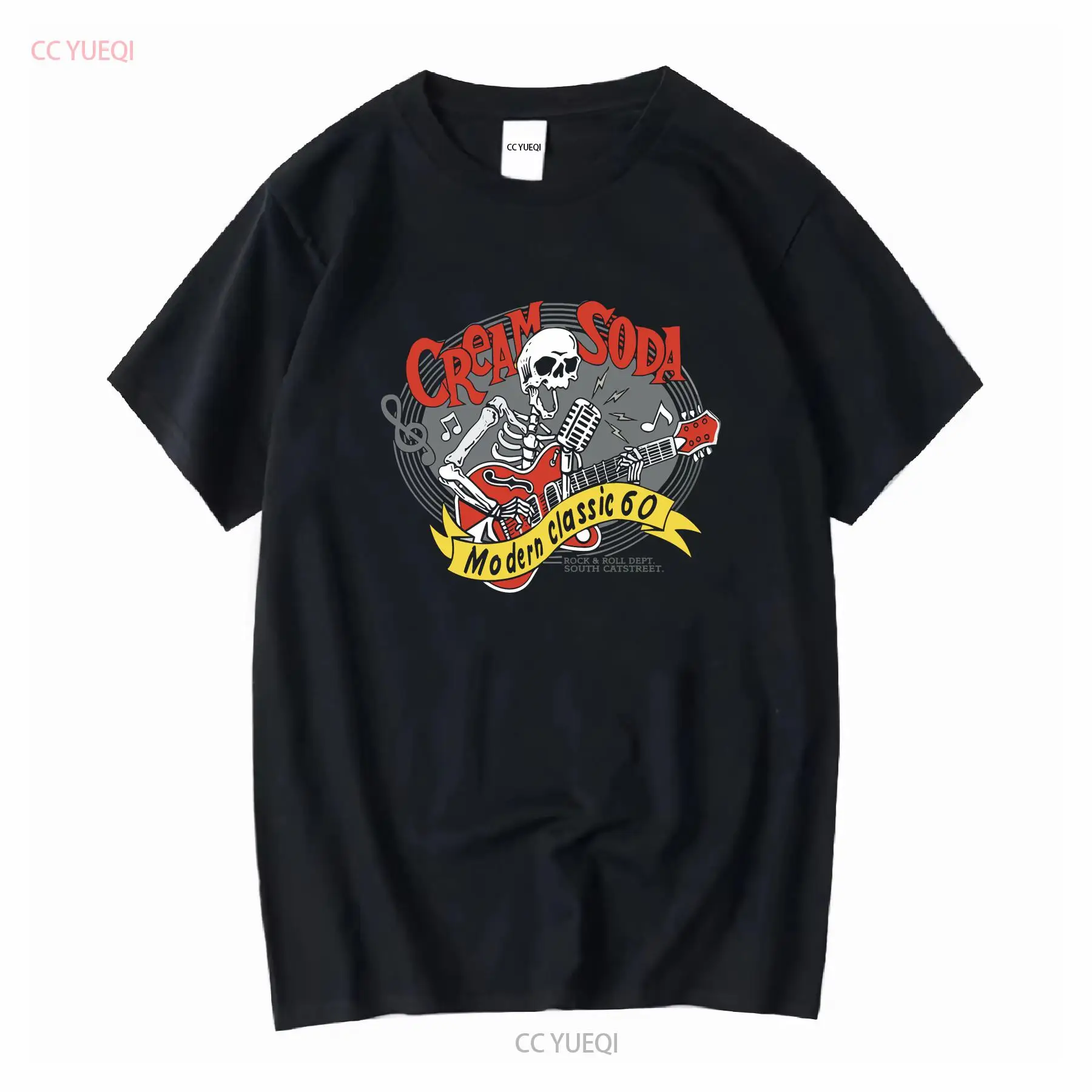 Streetwear Brand Shirts - Cream Soda Rock Roll T shirt
