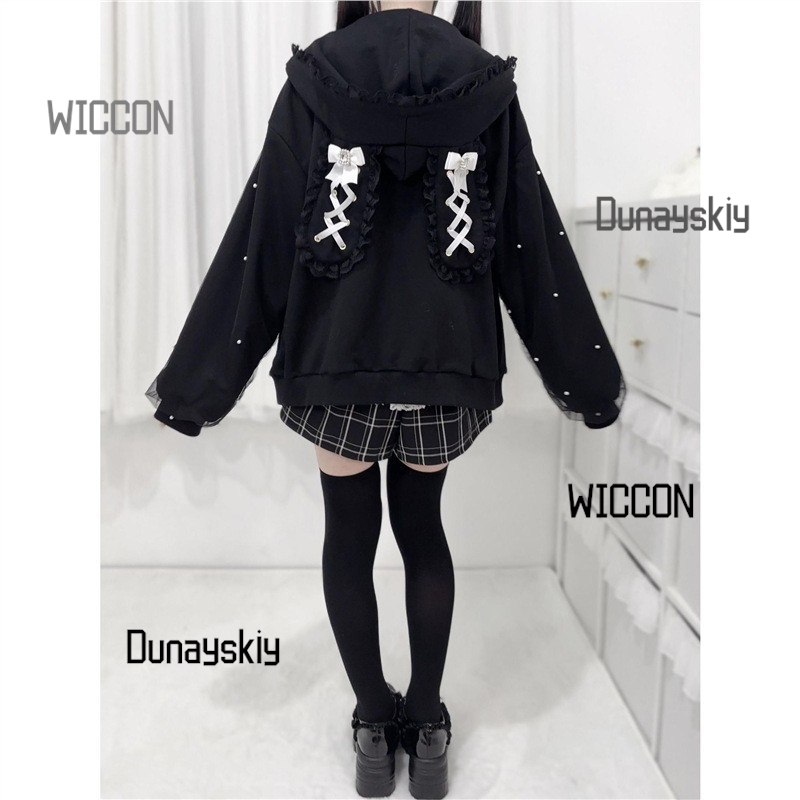 Jirai Kei Japanese Bunny Hoodi - огляд і ціна Streetwear Brand Y2K