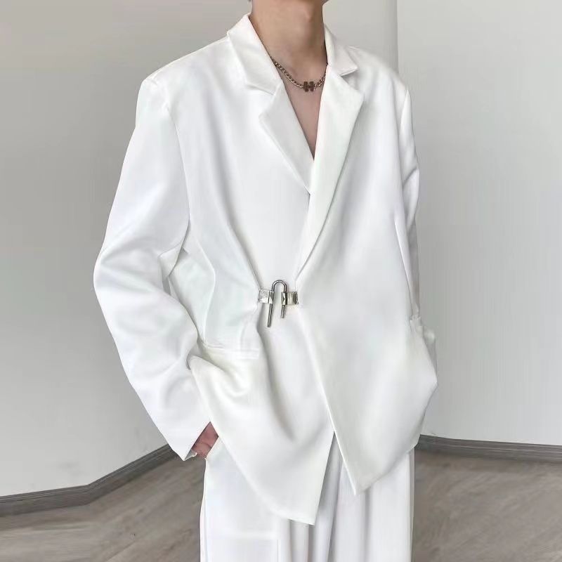 Men's White Casual Blazer Set  - огляд і ціна Brand Streetwear Instagram