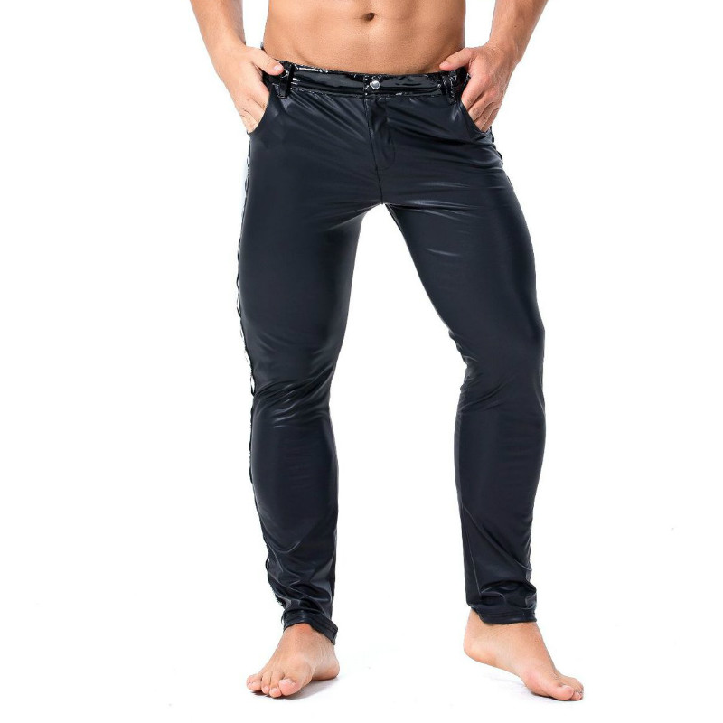 S-XXL Brand Men Leather Rivet  - огляд і ціна Streetwear Brand For Men