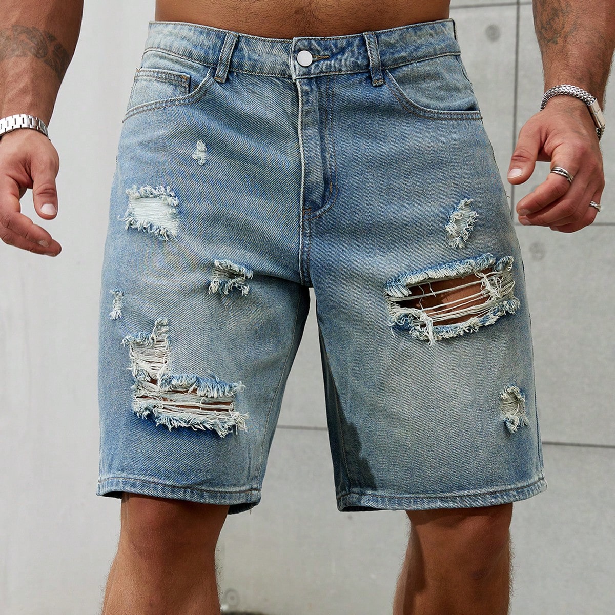 New Fashion Mens Ripped Short  - огляд і ціна Streetwear Brands