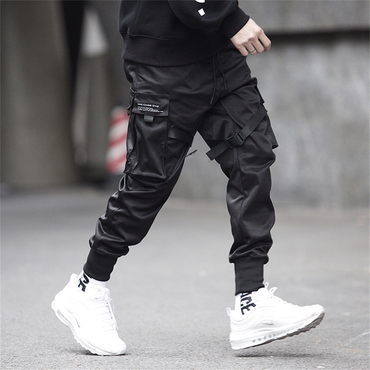 Black Hip Hop Cargo Pants Summ - огляд і ціна Streetwear Brand For Men