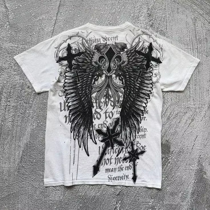 Y2K Gothic Wing Cross Classic  - огляд і ціна Gothic Streetwear Brand